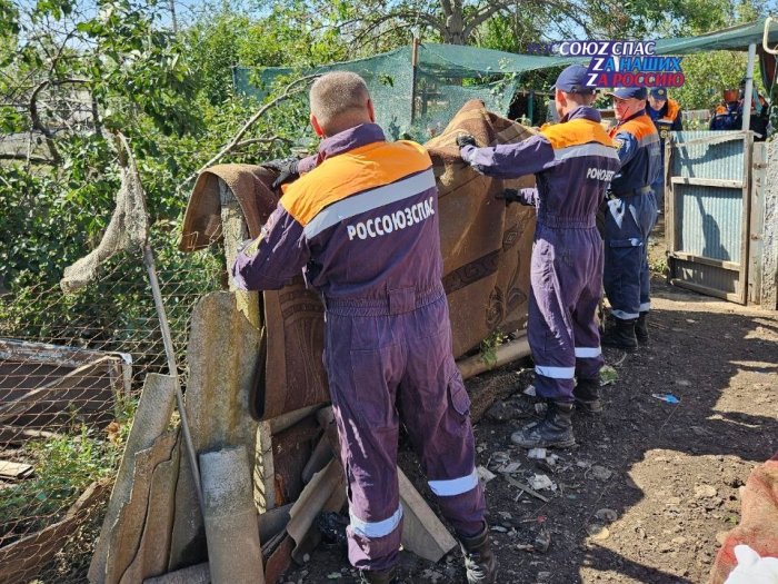 Члены регионального отделения РОССОЮЗСПАС Республики Крым оказали помощь в ликвидации последствий подтоплений в Джанкойском районе